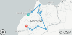  Circuit impérial de luxe au Maroc et désert du Sahara - 8 jours (Max. 6 personnes) - 14 destinations 
