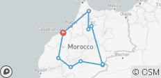  Lokale 8-daagse rondreis door Marokko vanuit Casablanca - 10 bestemmingen 