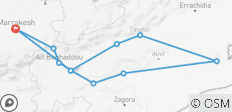  4-tägige Wüstentour von Marrakech nach Merzouga - 11 Destinationen 