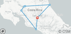  Tailor-made 11 Days Costa Rica Vacation with Canopy Tour, Daily Stars - 7 destinations 