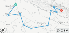 India with Nepal Tour- Best Seller - 10 destinations 