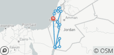  8 Daagse Best of Israël &amp; Jordanië Budget Rondreis Pakket - 17 bestemmingen 