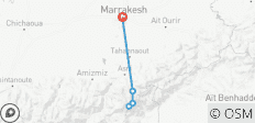  4 jours de randonnée dans les montagnes du Toubkal au départ de Marrakech - 7 destinations 