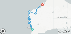  Van Perth naar Broome over land - 20 bestemmingen 