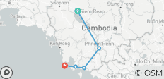  Cambodge 8 jours d\'Angkor Wat à Phnom Penh, Kampot et Koh Rong - 5 destinations 