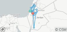  Circuit chrétien de 10 jours en Israël et en Jordanie - 34 destinations 