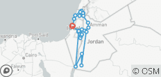  10 Daagse Christelijk Israël &amp; Jordanië Rondreis Arrangement - 26 bestemmingen 