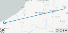  Transfert privé de Fez à l\'aéroport ou à la ville de CasaBlanca - 2 destinations 