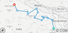  Auf den Spuren des Buddha kreuzfahrt Indien 20 Tage - 14 Destinationen 