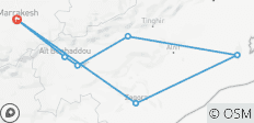  4J/3N Circuit privé dans le désert de Marrakech à Marrakech - 7 destinations 