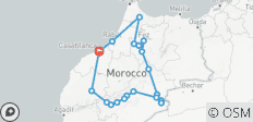  Moroccan Heritage Discovery - 10 Days Morocco Tour from Casablanca - 21 destinations 