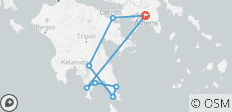  South Peloponnese Guided E-Bike Tour: Areopoli, Monemvasia, Elafonisos, Diros Caves &amp; Mystras - 8 destinations 