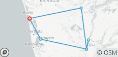  6 jours au Kerala - joyau de l\'Inde du Sud - 7 destinations 