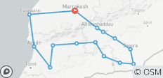  Circuit de 11 jours dans le Grand Sud Marocain au départ de Marrakech - 15 destinations 