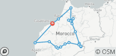  Morocco 11 Days tour from Casablanca to Marrakech by Fes and desert - 20 destinations 