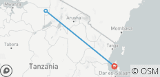  Zoom sur la grande migration du Serengeti (3 jours) - 3 destinations 