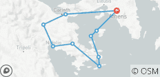  Excursion guidée en E-Bike à la découverte des îles : Égine, Agistri, Poros, Hydra, Epidaure, Némée, Nauplie - 10 destinations 