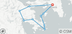  Island Hopping Guided E-Bike Tour: Aegina, Agistri, Poros, Hydra, Epidavros, Nemea, Nafplio - 10 destinations 