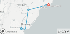  Real Argentina to Brazil - 6 destinations 