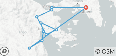  Excursion guidée en E-Bike dans le Péloponnèse oriental : Astros, Nauplie, Mycènes, Epidaure, Tolo, Némée, Loutraki - 11 destinations 
