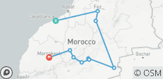  9 Days Morocco Desert &amp; Mountains Discovery Tour From Casablanca - 10 destinations 