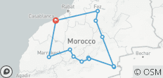  9 Days Morocco Desert &amp; Mountains Discovery Tour From Casablanca - 13 destinations 