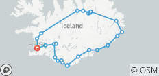 8 Tage geführte Island Rundreise &amp; Nordlichter - 26 Destinationen 