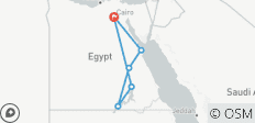  9 jours : Des pyramides à la croisière sur le Nil et la mer Rouge - Vol aller-retour inclus - 7 destinations 