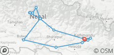  Essential Nepal Adventure - 13 days - 16 destinations 