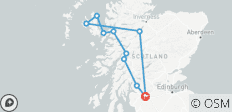  Glasgow to Skye &amp; Loch Ness - 3 days - 10 destinations 