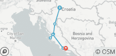  Walks and Coastal Towns of Croatia (New) - 7 destinations 