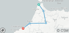  Circuit privé de 5 jours dans les villes impériales du Maroc - 5 destinations 