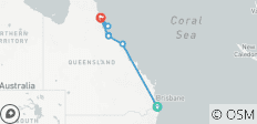  Tropisch Queensland (Met intern vliegtuig, start Gold Coast naar Cairns) - 12 bestemmingen 