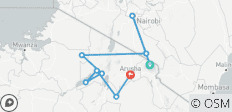  Safari africain : Kenya et Tanzanie (de Nairobi au parc national de Tarangire) (2025) - 9 destinations 