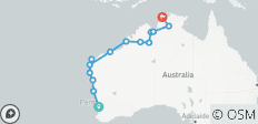  Wunder der Westküste und Kimberley (18 Tage - 15 Destinationen 