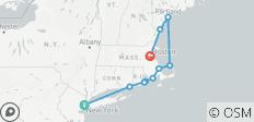  Coastal New England - 10 destinations 