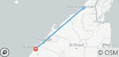  5 Tage aufregbis Wüstenerlebnisse in Ras Al Khaimah - 3 Destinationen 