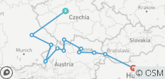  Sueños del Danubio con 2 noches en Praga (en dirección este) 2026 - 12 destinos 