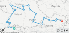  Weihnachtszeit von Basel nach Wien 2026 - 20 Destinationen 