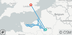  Kreuzfahrt von Paris in die Normandie zum Gedenken an den Zweiten Weltkrieg &amp; Geschichte mit 3 Nächten in London 2026 - 17 Destinationen 