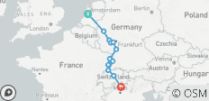  Romantic Rhine with Swiss Alps, 1 Night in Lucerne &amp; 3 Nights in Lake Como (Southbound) 2026 - 13 destinations 