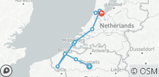  Les trésors de la Belgique et des Pays-Bas - 10 destinations 