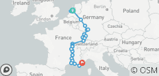  Rijn &amp; Rhône ontdekt met 2 nachten in Franse Rivièra voor wijnliefhebbers (Southbound) 2026 - 28 bestemmingen 