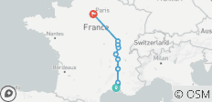  Burgund &amp; Provence mit 2 Nächten in Paris für Weinliebhaber (Nordrichtung) 2026 - 11 Destinationen 