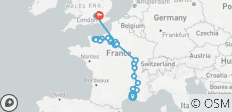  Grand France with 3 nights in London WWII Remembrance &amp; History Cruise (Northbound) (28 destinations) - 28 destinations 