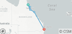  Queensland von Cairns bis Gold Coast (mit Inlandsflug) 10 Tage - 8 Destinationen 