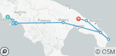  Italie : Côte amalfitaine et Pouilles (de Naples à Alberobello) (2025) - 14 destinations 