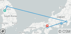  Circuit de 11 jours en Corée du Sud et au Japon - 7 destinations 