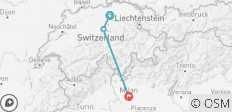  Avontuur Zwitserland en Italië (Zürich, Luzern en Milaan) - 3 bestemmingen 