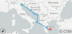  Adriatische Juwelen Venedig nach Athen - 14 Destinationen 